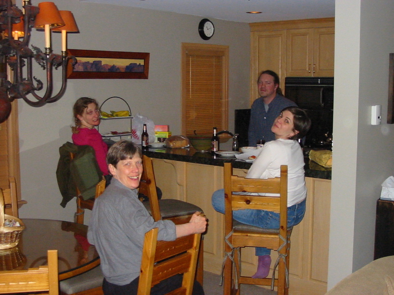 Ski bums in the Kitchen